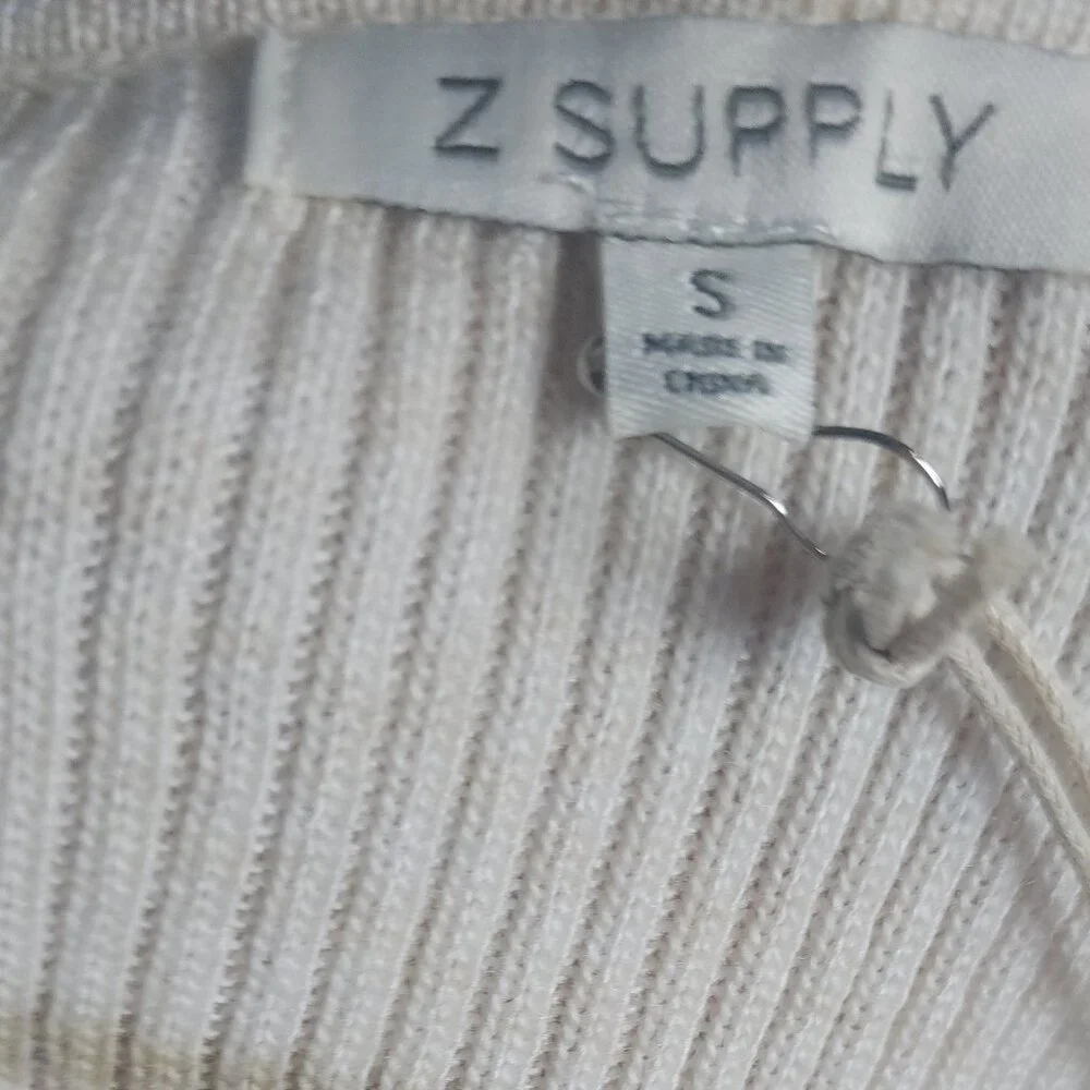 Z Supply Malibu Stripe Sweater  multi-stripe Midi Dress SZ S - Picture 6 of 6